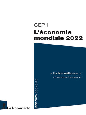 cover image of L'économie mondiale 2022